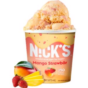 Nick's Mango Strawberry Light Ice Cream