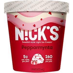 Nick's Peppermint Light Ice Cream