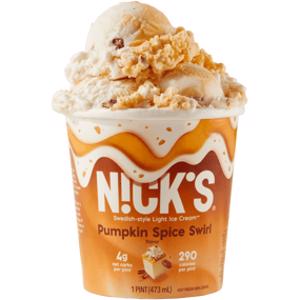 Nick's Pumpkin Spice Swirl Light Ice Cream
