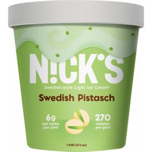 Nick's Swedish Pistachio Light Ice Cream