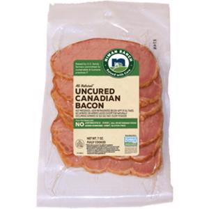 Niman Ranch Uncured Canadian Bacon