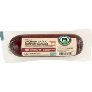 Niman Ranch Uncured Garlic Summer Sausage