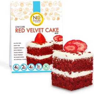 No Sugar Aloud Red Velvet Cake Mix