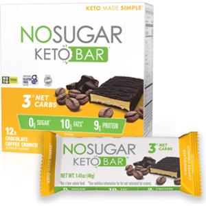 No Sugar Company Chocolate Coffee Crunch Keto Bar