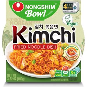 Nongshim Kimchi Fried Noodle Dish
