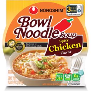 Nongshim Spicy Chicken Bowl Noodle Soup