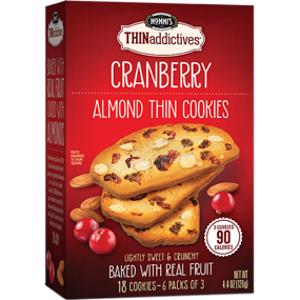 Nonni's Cranberry Almond Thin Cookies
