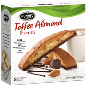 Nonni's Toffee Almond Biscotti