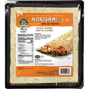 Norigami Flax Seed Egg Wraps