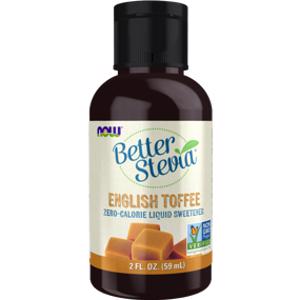 Now Better Stevia English Toffee Liquid Sweetener
