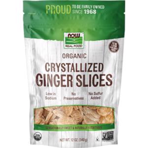 Now Foods Organic Crystallized Ginger Slices