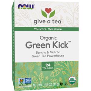 Now Foods Organic Green Kick Tea