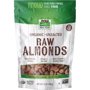 Now Foods Organic Unsalted Raw Almonds