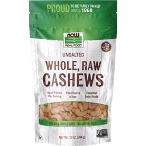 Now Foods Unsalted Whole Raw Cashews