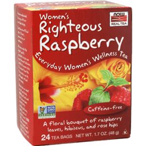 Now Foods Women's Righteous Raspberry Tea