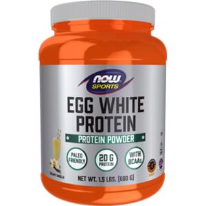 Now Sports Creamy Vanilla Egg White Protein Powder