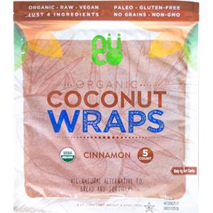 Nuco Organic Cinnamon Coconut Wraps