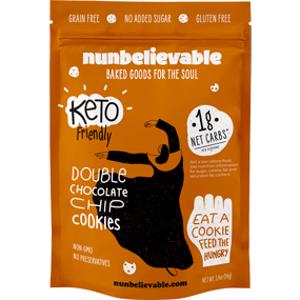 Nunbelievable Keto Double Chocolate Chip Cookies
