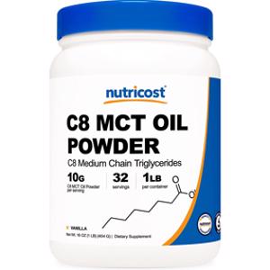 Nutricost Vanilla C8 MCT Oil Powder