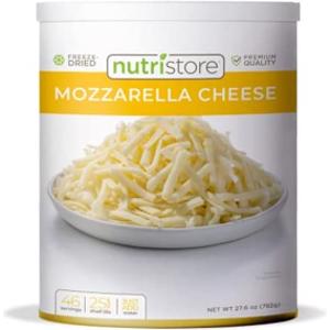 Nutristore Freeze Dried Shredded Mozzarella Cheese