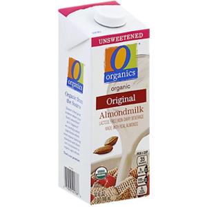 O Organics Unsweetened Original Almond Milk