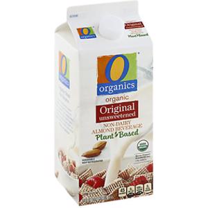 O Organics Unsweetened Plant-Based Almond Milk