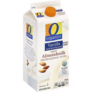 O Organics Unsweetened Vanilla Almond Milk