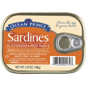 Ocean Prince Sardines in Louisiana Hot Sauce