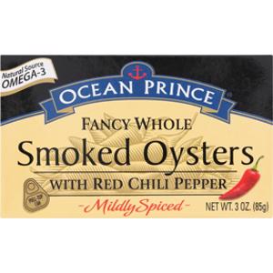 Ocean Prince Smoked Oysters w/ Red Chili Pepper
