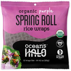 Ocean's Halo Organic Purple Spring Roll Rice Wraps