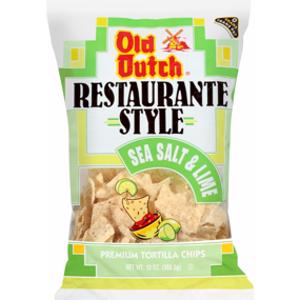 Old Dutch Restaurante Style Sea Salt & Lime Chips