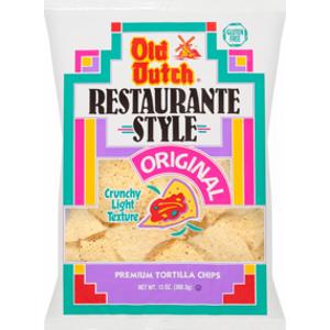 Old Dutch Restaurante Style Tortilla Chips