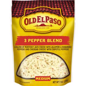 Old El Paso Shredded 3 Pepper Blend