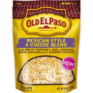 Old El Paso Shredded Mexico Style 4 Cheese Blend