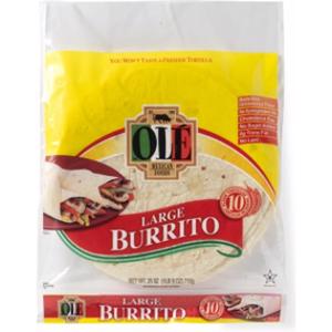 Ole Large Burrito Tortillas