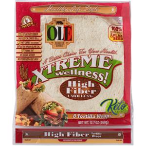 Ole Xtreme Wellness High Fiber Tortilla Wraps