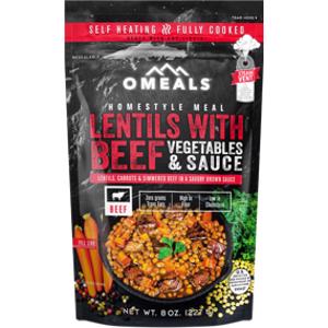 OMEALS Lentils w/ Beef