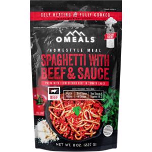 OMEALS Spaghetti w/ Beef & Sauce