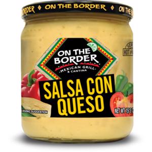 on the border salsa con queso dip