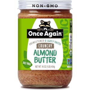 Once Again Organic Crunchy Lightly Toasted Almond Butter