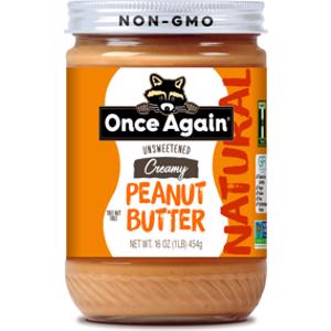 Once Again Unsweetened Creamy Peanut Butter