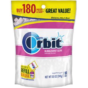 Orbit White Bubblemint Sugarfree Gum