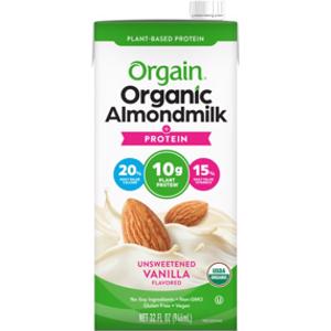 Orgain Unsweetened Vanilla Organic Almondmilk
