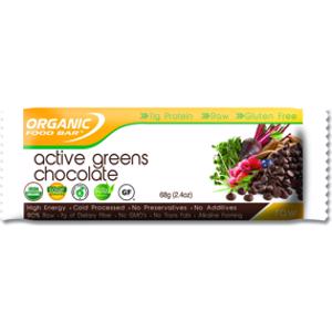 Organic Food Bar Active Greens Chocolate Bar