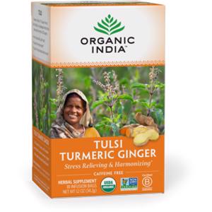 Organic India Tulsi Turmeric Ginger Tea