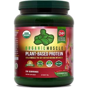 Organic Muscle Plant-Based Protein Strawberry