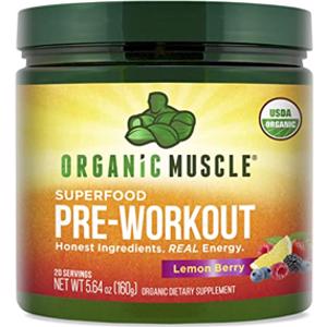 Organic Muscle Superfood Pre-Workout Lemon Berry