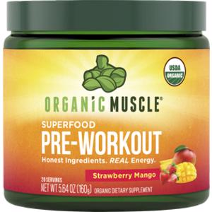 Organic Muscle Superfood Pre-Workout Strawberry Mango