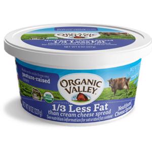 Organic Valley 1/3 Less Fat Cream Cheese Spread