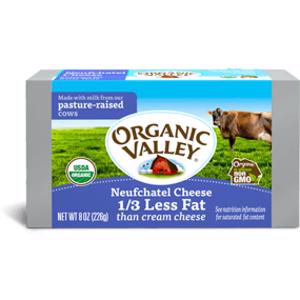 Organic Valley Neufchatel 1/3 Less Fat Cream Cheese